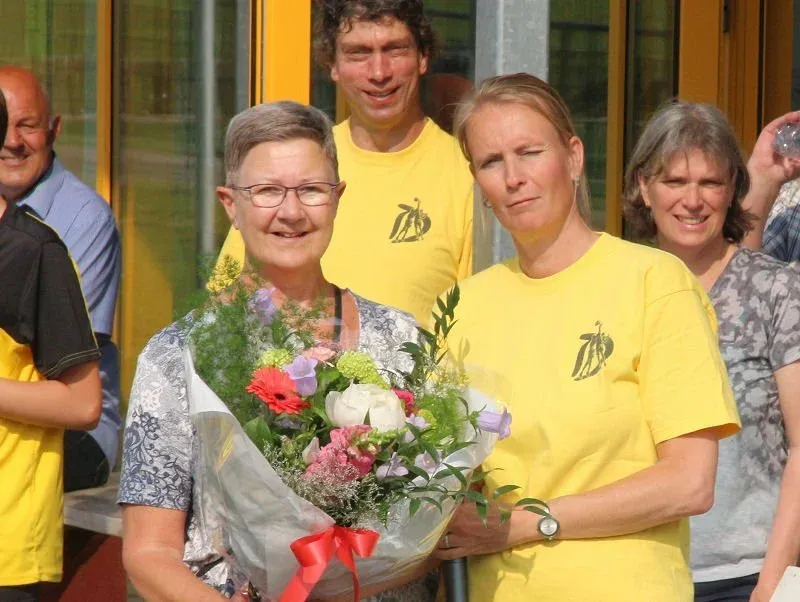 Dalto Klaverblad Schoolkorfbaltoernooi 2018 2 Bloemen voor Heidi
