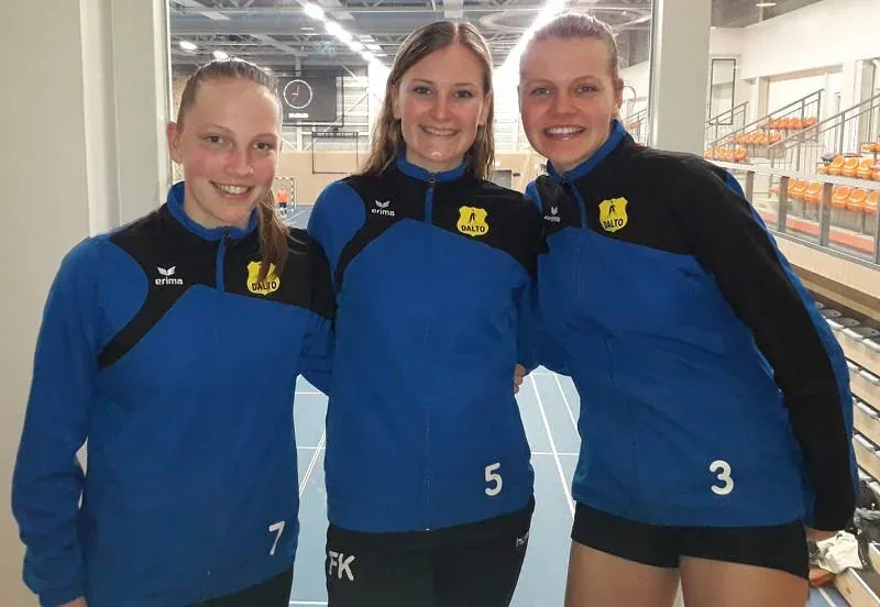 Dalto met drie dames vertegenwoordigd in Oost onder 19! 1 20200309 Anne Fenna Fleur Oost U19