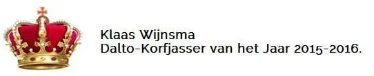 Klaas Wijnsma Dalto-korfjasser 2015-2016