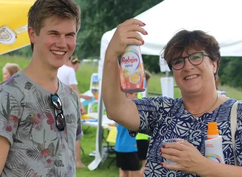 Douwina in het zonnetje