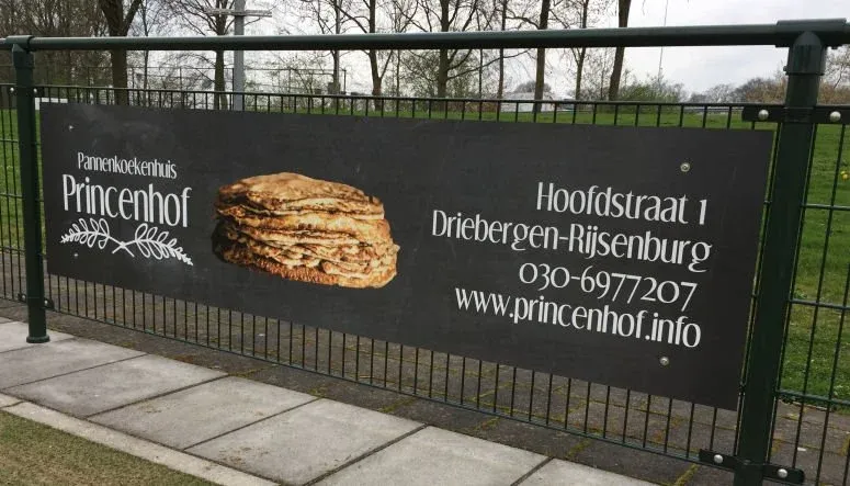 Bordsponsor Pannenkoekenhuis Princenhof