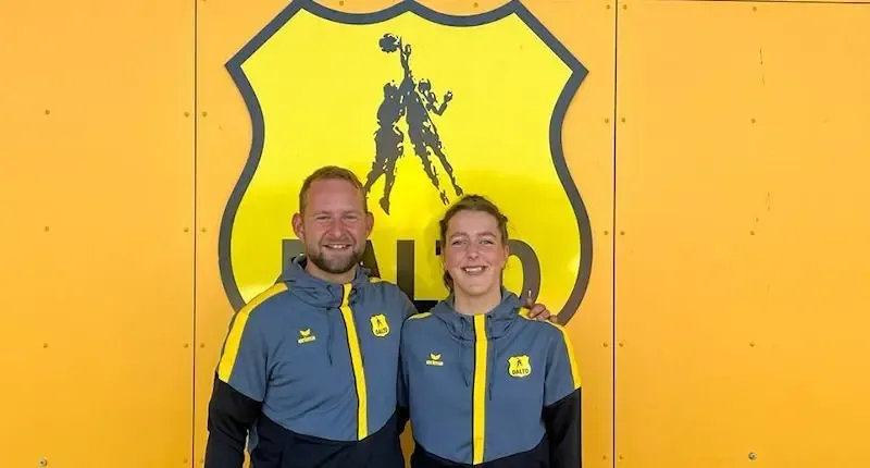 TC Dalto Hoofden Jeugdopleiding Fernand en Floor - Dalto/Klaverblad Verzekeringen - Korfbal - Driebergen