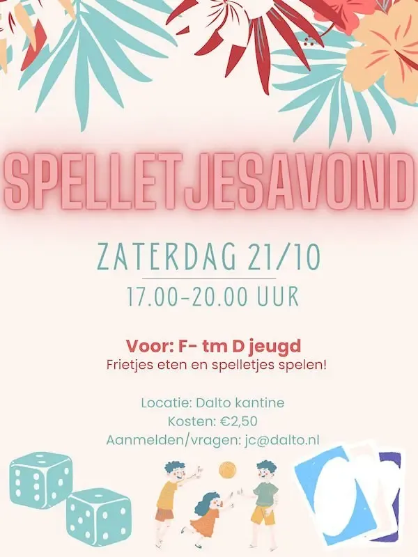 20231021 Dalto Spelletjesavond F E D - Dalto/Klaverblad Verzekeringen - Korfbal - Driebergen