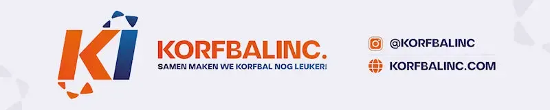 Korfbalinc Dalto bordsponsor - Dalto/Klaverblad Verzekeringen - Korfbal - Driebergen