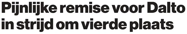 20240115 AD koptekst Dalto - Dalto/Klaverblad Verzekeringen - Korfbal - Driebergen