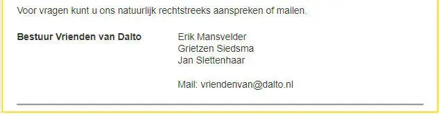 Nieuwsbrief Vrienden van Dalto 004 - Dalto/Klaverblad Verzekeringen - Korfbal - Driebergen