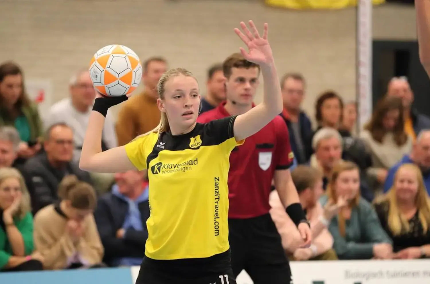 20241216 AD foto Quinty - Dalto/Klaverblad Verzekeringen - Korfbal - Driebergen