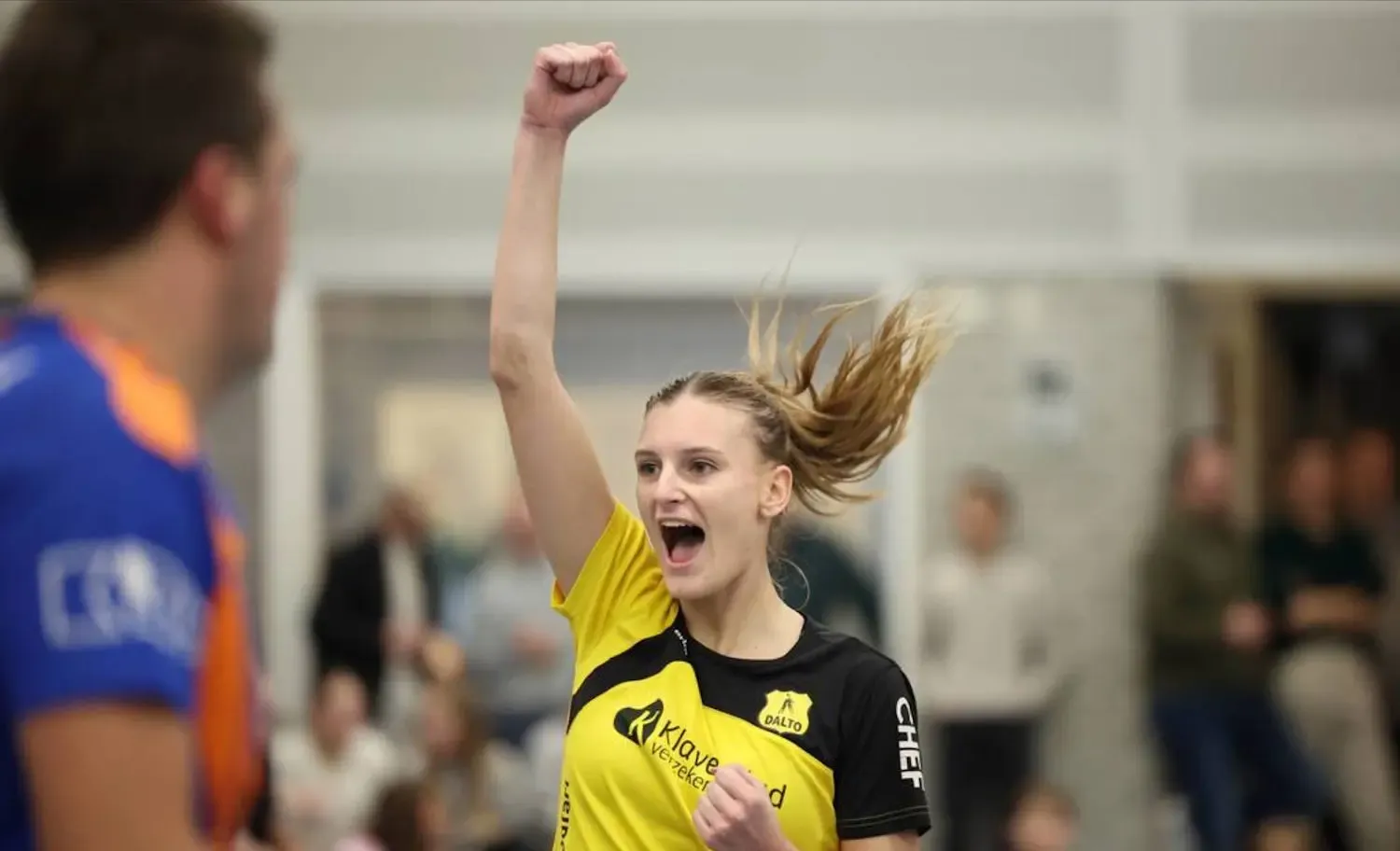 20241223 AD Foto Fleur Fiks Dalto - Dalto/Klaverblad Verzekeringen - Korfbal - Driebergen